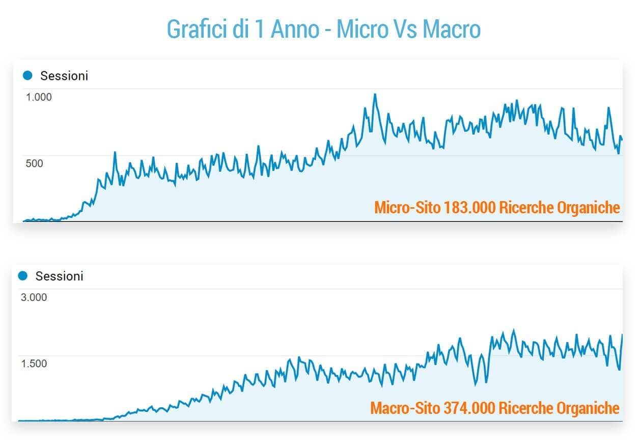Micro vs Macro Traffico Siti Web di Nicchia e Portali Grandi